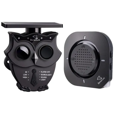 Wireless Driveway Alarm - 1/2 Mile Range, 120dB Sound Light