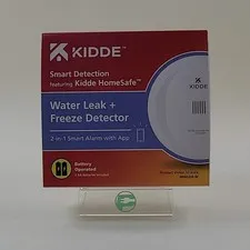 Lot of 4 New Kidde Water Leak + Freeze Detector WiFi Alarm 60WLDR-W