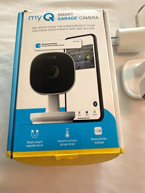 myQ Smart Garage Camera 1080p Wi‑Fi Indoor Night Vision Motion 2‑Way USB