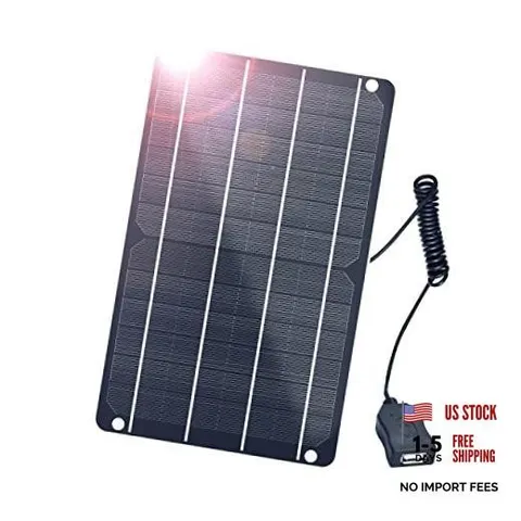 Mini USB Solar Panel, IP67 Waterproof Monocrystalline Module DIY Kit with 6W