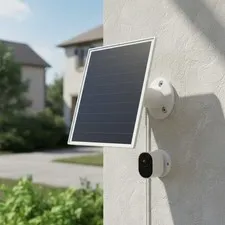 High-Efficiency 6W Solar Panel Charger with 9.8ft Cable - Security Camera Power