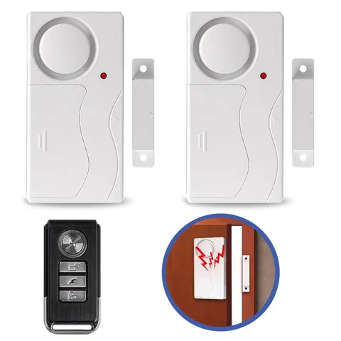 Window Door Alarms 2+1 Anti-theft Burglar Alarm Super Loud Scare Thief Security