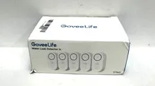 GoveeLife Water Leak Detector 5 Pack with 105dB Adjustable Alarm, Water Alarm wi