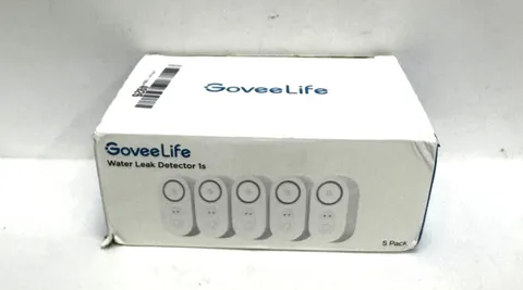GoveeLife Water Leak Detector 5 Pack with 105dB Adjustable Alarm, Water Alarm wi