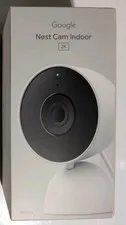 Google Nest Cam Indoor Wired 3rd Gen 2K Night Vision 2-Way Audio Snow