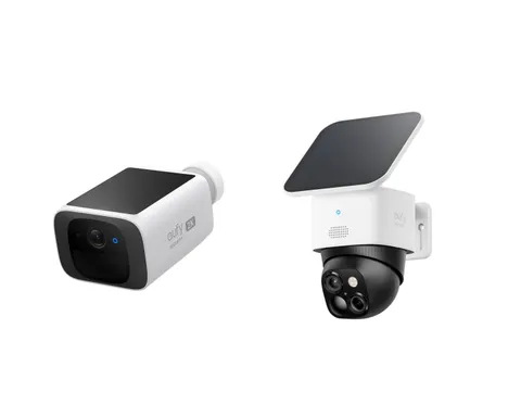 eufy SoloCam S220 and S340, Solar Security Camera, Wireless 360° Pan & Tilt,...