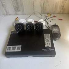 COBRA Atomic Beam Cop Cam 8CH Analog DVR System 3 wired Cameras Night Vision