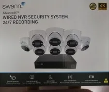 SWANN AdvanceX 8 Camera Wired Security System 4K NVR  SWNVK-8ADVANX8D