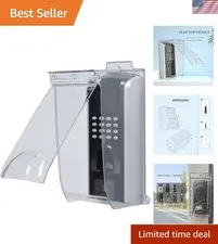 Clear Gate Outdoor Keypad Cover,Flip Access Control Rain Cover，Doorbell rain ...