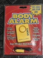 130db Body Alarm DAC Technologies NEW Sports Edition Yellow Door And Window