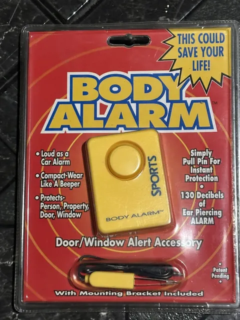 130db Body Alarm DAC Technologies NEW Sports Edition Yellow Door And Window