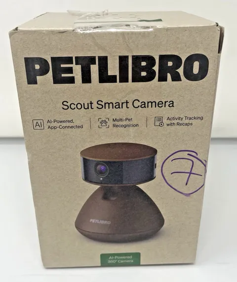 PETLIBRO Scout Smart AI Pet Security Camera Multi-Pet Recognition - COFFEE