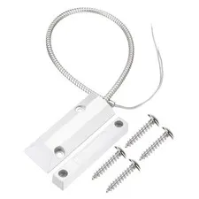 N.O. Door Alarm Contact Sensor, 1Pcs 0-100V/0.5Amp Magnetic Reed Switch, Grey