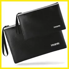 Waterproof Money Document Bag, 2Pack | Safe Zipper Bags, with Reflective Stri...