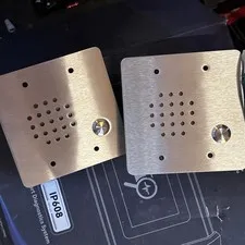 (2) MicroCom NEW Detention Grade Stainless Steel exterior intercom door station