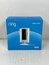 Ring Indoor Cam 2nd Gen Plug-In 1080p HD WiFi Security Camera White NEW
