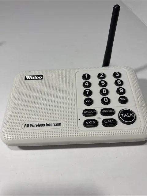 Wuloo Wireless Home Intercom WL-666 SINGLE UNIT-Damaged
