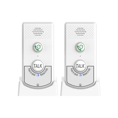 2 Pack Intercoms Wireless for Home Voice Bidirectional Caller Voice Interphone