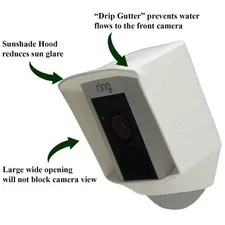 Weatherproof Silicone Case for Ring Floodlight Cam - 2 Pack