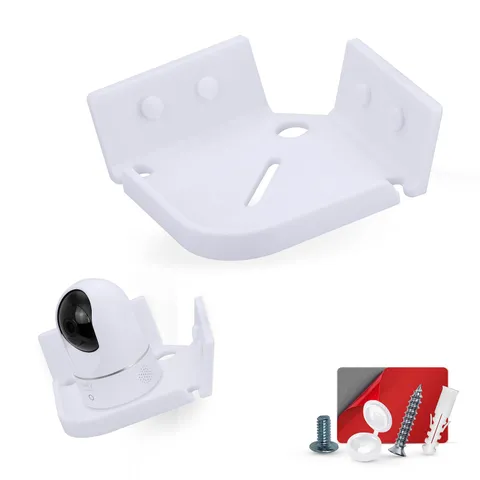 Drill Tilted Corner Wall Mount Small Shelf for Baby Monitors, Home Cameras & ...