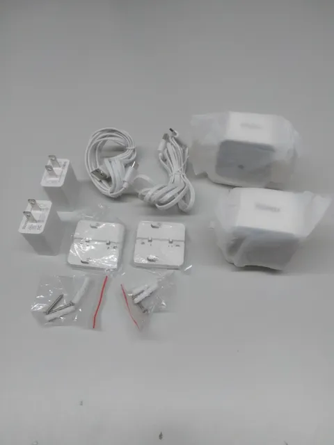 Roku SCS11R2 Indoor Camera Wired White 1080p 2-Way Audio Color Night Vision 2PK