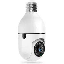 Indoor/Outdoor 5G and 2. 4Ghz Wi-Fi 2K Light Bulb Security Camera Compatible wit