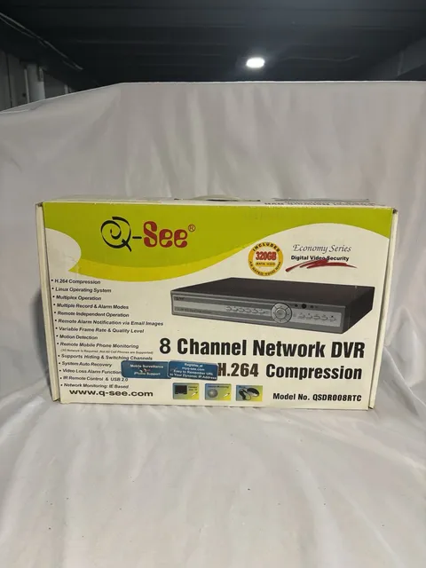 Q-See 4 Channel Network DVR. H.264 Compression Model No. QSDR008RTC