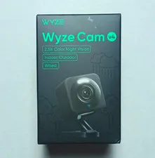 Wyze Cam v4 Wired 2.5K Wi-Fi Indoor/Outdoor Color Night Vision Spotlight