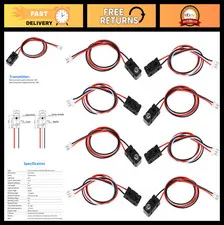 4PCS IR Break Beam Sensor Module with 5MM LEDs, Photoelectric Switch, 30cm Cable