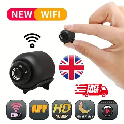 1080P Mini Camera Wireless WiFi Security Surveillance Tiny Cam Night Vision