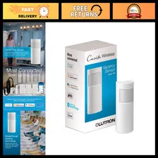 Smart Wireless Motion Sensor for Dimmers & Switches - Auto Off, No Wires, White