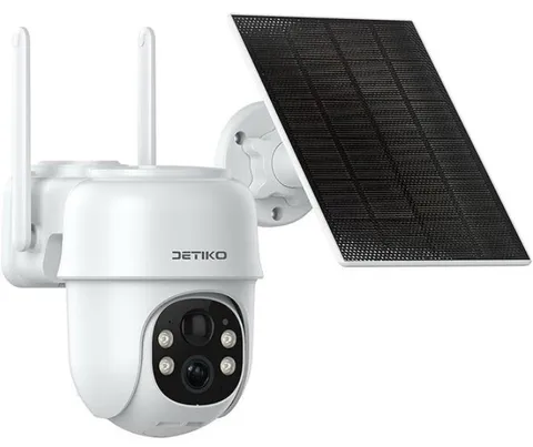 Detiko QJ01-A1 Wireless Solar Powered Security Camera 