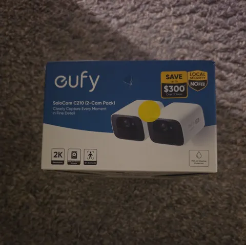 eufy SoloCam C210 Wireless Camera 2K Smart Al Outdoor Cam Night Vision 2 Pack