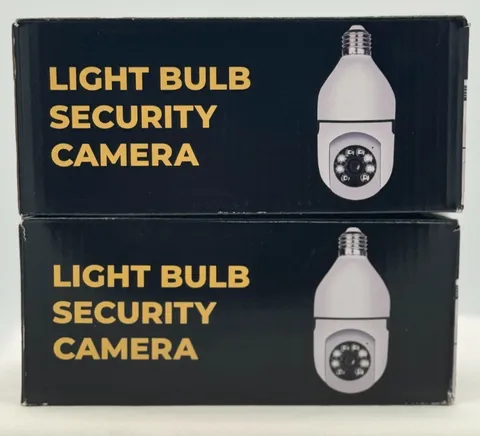 (2) Light Bulb Security Cameras - Used One Weekend - Great Condition
