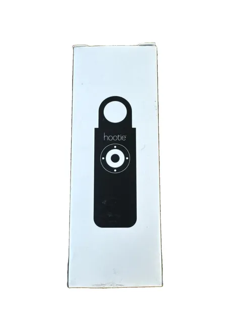 Hootie Personal Safety Alarm for Women, Men, & Kids - Keychain Alarm- Black