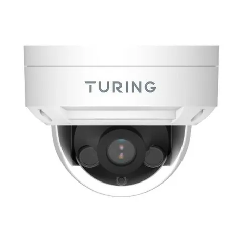 Turing 8MP IP Dome Camera IP67 PoE 2.8mm Wired White TI-NFD08A28