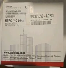 Uniview IPC3615SE-ADF28KM-WL-I0 5MP ColorHunter IP Turret Camera 2.8mm PoE NEW