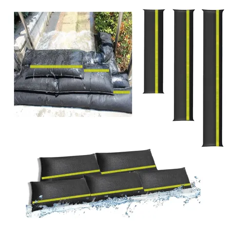Estresen 3FT-6Pack Water Leak Absorber, Water Barrier Flooding Sandless