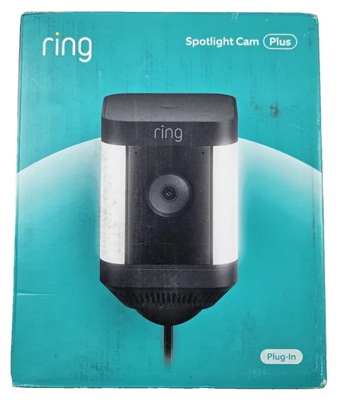 Ring Spotlight Cam Plus Plug-In - Black