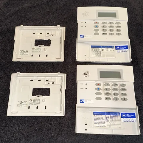 Lot of 2 ADT Safewatch Pro 3000 Security Keypads 6150ADT Power Tested Used