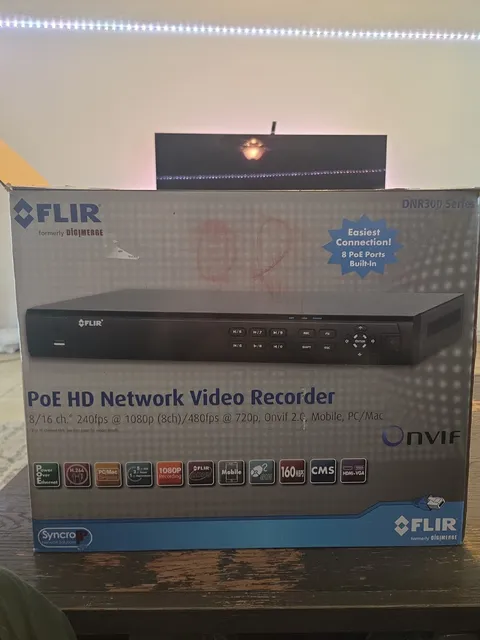 Flir Dnr 300 Series Network Video Recorder New