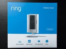 Ring Indoor Cam 2nd Gen Plug-In 1080p HD WiFi Security Camera - White (Sealed)