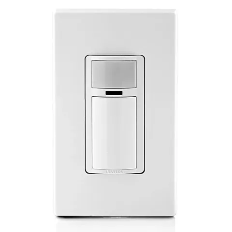 Lot of 10 – Leviton DVS15-1LZ Decora Vacancy Motion Sensor Light Switch White