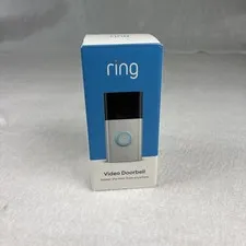 Ring Video Doorbell 2 Wire Free 1080p HD WiFi Satin Nickel Venetian NIB