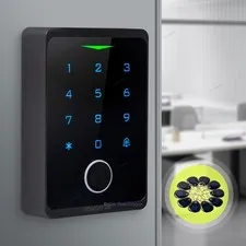 HOMSECUR WIFI Door Access Control Keypad RFID Reader Bio + App Remote Unlock