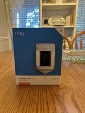 Ring Spotlight Cam Plus Outdoor Camera Plug In With Lights And Sirens