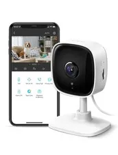 TP-Link Tapo 1080P Indoor Security Camera for Baby Monitor, Dog 1-Pack, White
