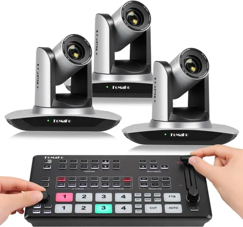 20X Optical Zoom HDMI PTZ Camera AI Auto-Tracking Gen 3, for News Anchor Studio