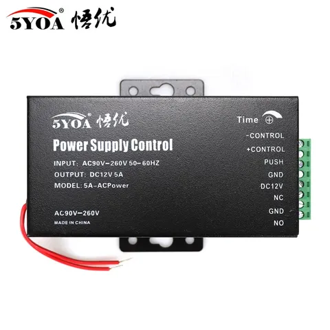 DC 12V Power Supply Control Door Access System Switch 3A 5A AC 110 ~ 240V RFID F