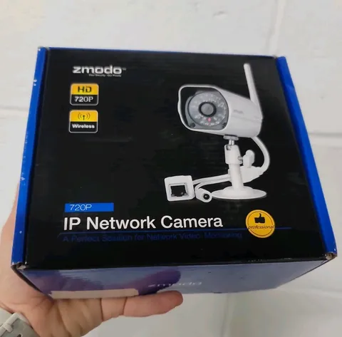New Zmodo ZP-IBI13-W WiFi HD 720p Color Sensor Surveillance Wireless IP Camera